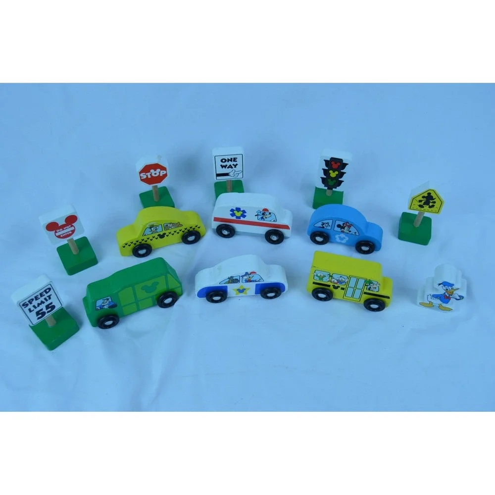Disney Melissa & Doug Donald Duck & Friends Wooden Trains